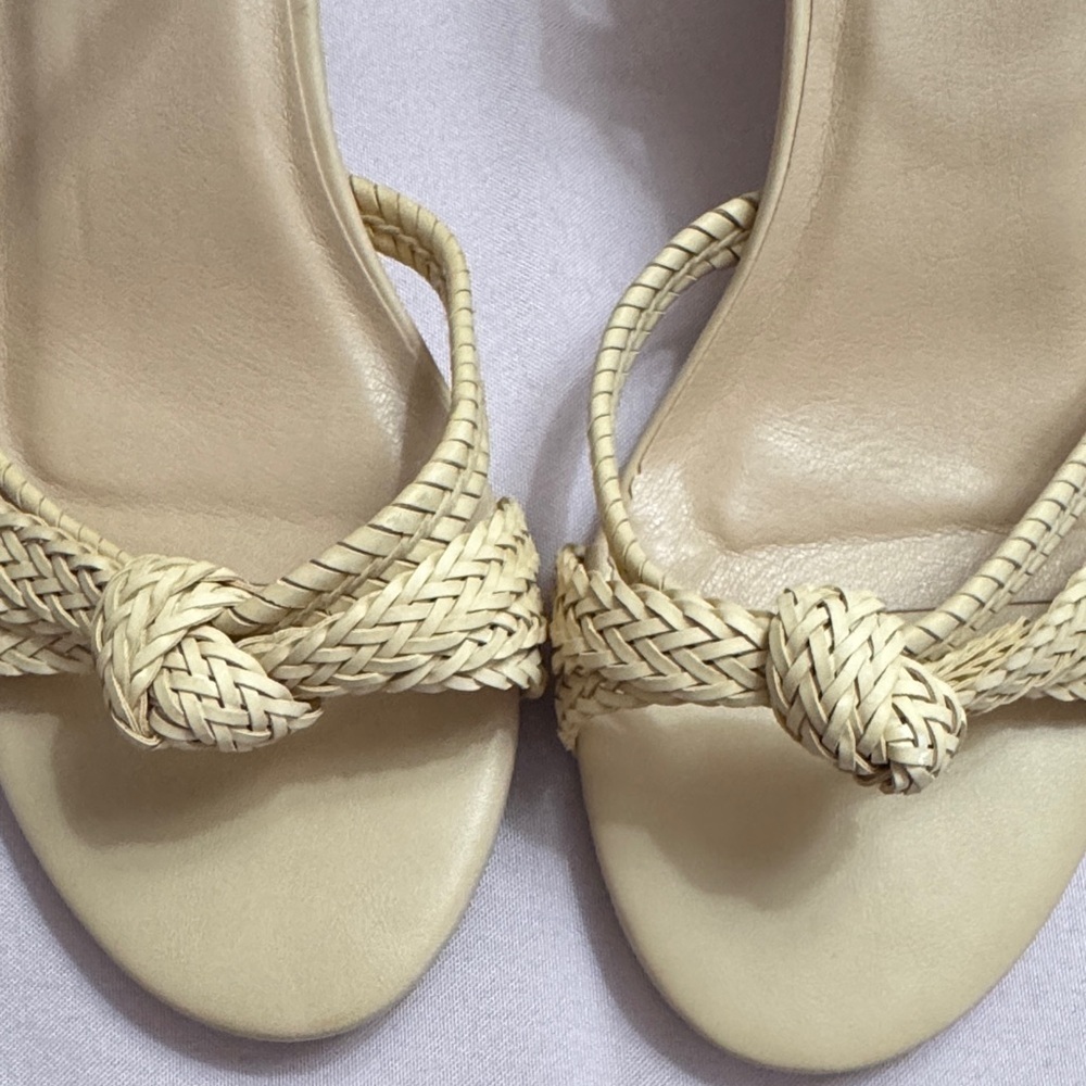 City Chic Women's Tan Braided Sandals FREEDOM size 13 (44) - Picture 3 of 7